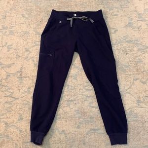Navy FIGS Zamora Jogger Scrub Pants